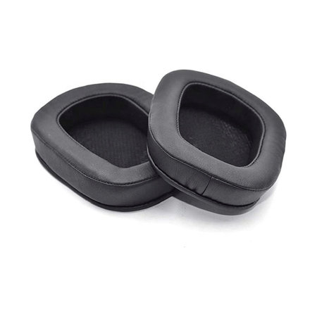 Ανταλλακτικά Earpads Ακουστικών για Logitech G633 Artemis, G933 Artemis, Αφρός Μνήμης + Δέρμα, Μαύρο, Black, 1 Ζεύγος