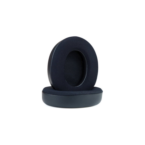 Ανταλλακτικά Earpads Ακουστικών για Beats Studio Pro, Αφρός Μνήμης + Ύφασμα + Δέρμα, Μαύρο, Black, Ψυκτικό Τζελ, 1 Ζεύγος