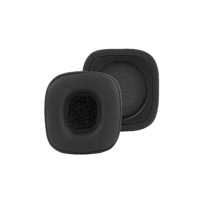 Ανταλλακτικά Earpads Ακουστικών για Marshall Major IV, Αφρός Μνήμης + PU Δέρμα, Μαύρο, Black, 1 Ζεύγος