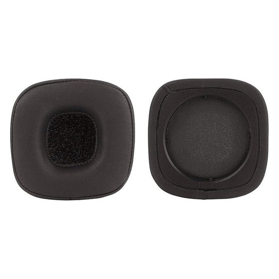 Ανταλλακτικά Earpads Ακουστικών για Marshall Major IV, Αφρός Μνήμης + PU Δέρμα, Μαύρο, Black, 1 Ζεύγος