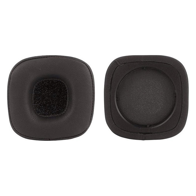 Ανταλλακτικά Earpads Ακουστικών για Marshall Major IV, Αφρός Μνήμης + PU Δέρμα, Μαύρο, Black, 1 Ζεύγος