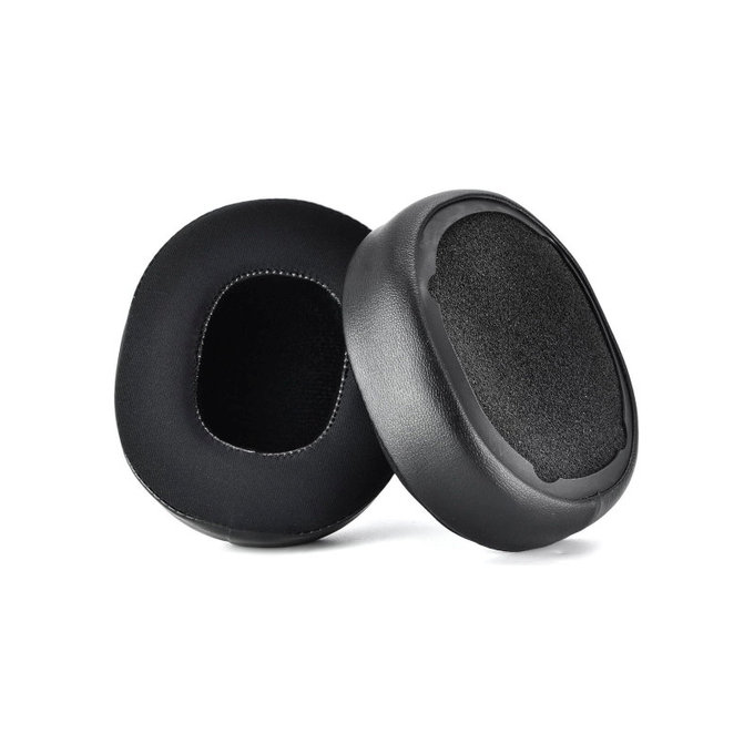 Ανταλλακτικά Earpads Ακουστικών για Skullcandy Hesh 3.0, Crusher, Venue, Αφρός Μνήμης + Δέρμα + Ύφασμα, Μαύρο, Black, Ψυκτικό Τζελ, 1 Ζεύγος