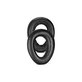 Ανταλλακτικά Earpads Ακουστικών για Sennheiser PXC550, PX550, Αφρός Μνήμης + Δέρμα, Μαύρο, Black, 1 Ζεύγος