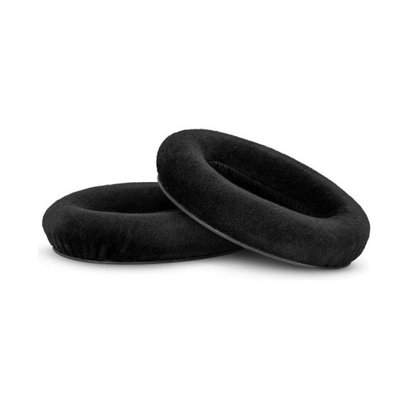 Ανταλλακτικά Earpads Ακουστικών για Sennheiser HD545, HD600, HD650, Αφρός Μνήμης + Ύφασμα, Μαύρο, Black, 1 Ζεύγος