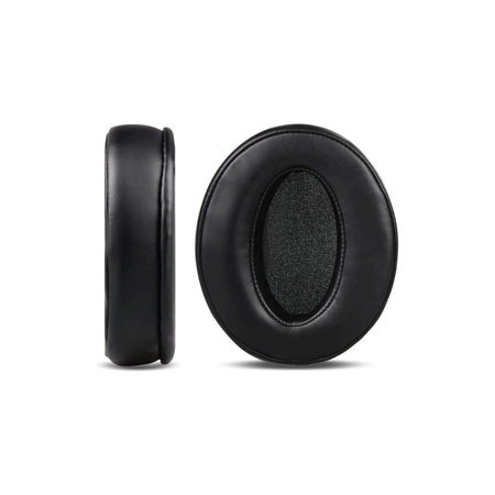 Ανταλλακτικά Earpads Ακουστικών για Sennheiser HD4.50, HD450, Αφρός Μνήμης + Δέρμα, Μαύρο, Black, 1 Ζεύγος
