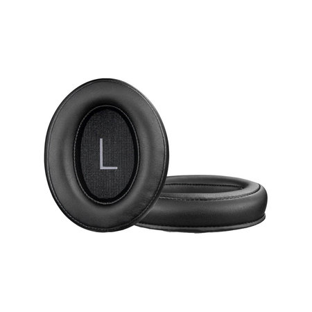 Ανταλλακτικά Earpads Ακουστικών για Sennheiser Momentum 3.0, Αφρός Μνήμης + Δέρμα, Μαύρο, Black, 1 Ζεύγος