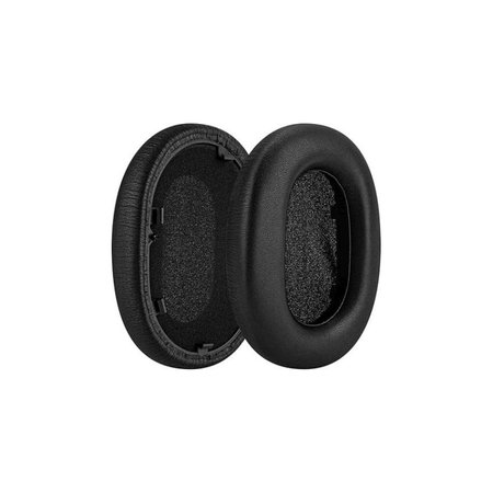 Ανταλλακτικά Earpads Ακουστικών για Sony WH-1000XM5, Αφρός Μνήμης + Δέρμα, Μαύρο, Black, 1 Ζεύγος