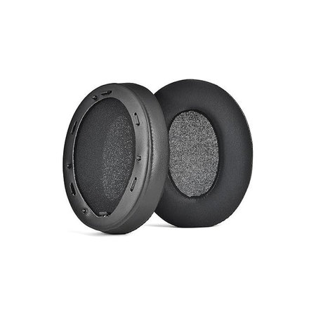 Ανταλλακτικά Earpads Ακουστικών για Sony WH-1000XM3, Αφρός Μνήμης + Ύφασμα + Δέρμα, Μαύρο, Black, Ψυκτικό Τζελ, 1 Ζεύγος