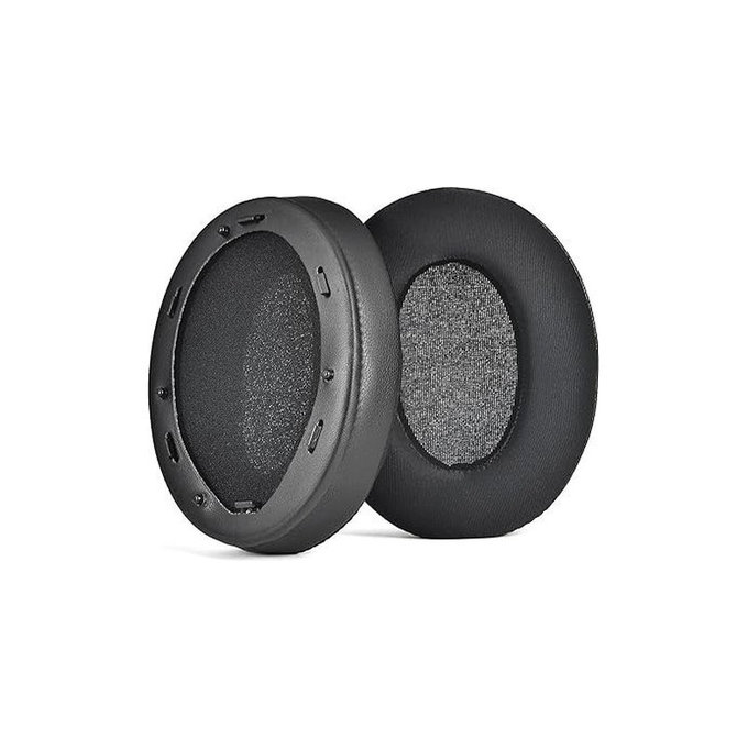 Ανταλλακτικά Earpads Ακουστικών για Sony WH-1000XM3, Αφρός Μνήμης + Ύφασμα + Δέρμα, Μαύρο, Black, Ψυκτικό Τζελ, 1 Ζεύγος
