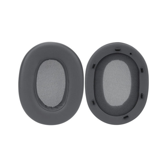 Ανταλλακτικά Earpads Ακουστικών για Sony ULT Wear, Αφρός + Δέρμα, Μαύρο, Black, 1 Ζεύγος
