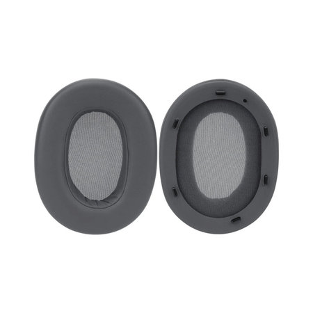 Ανταλλακτικά Earpads Ακουστικών για Sony ULT Wear, Αφρός + Δέρμα, Μαύρο, Black, 1 Ζεύγος