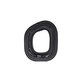 Ανταλλακτικά Earpads Ακουστικών για Corsair HS80, Αφρός Μνήμης + Βελούδο, Μαύρο, 1 Ζεύγος