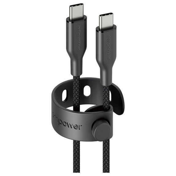Καλώδιο USB-C, 60 W, Racing, 2 m, Space Black, empower