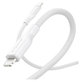 Καλώδιο USB-C/Lightning, 60 W, Racing, 1, 2 m, Ασημί-λευκό, empower