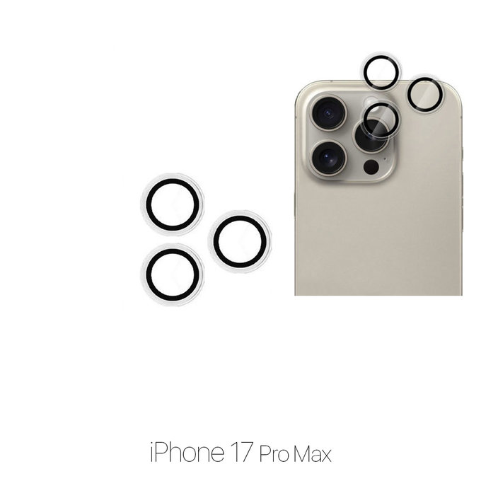 Προστατευτικό Φακού Κάμερας χωρίς Πλαίσιο για iPhone 17 Pro Max