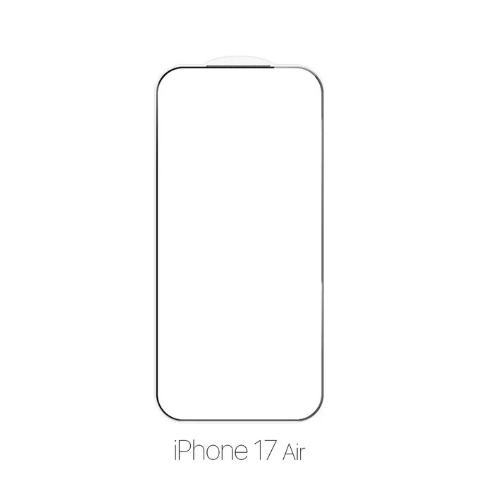 FullCover Glass - Προστατευτικό Γυαλί για iPhone 17 Air | FixPremium
