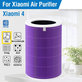 HEPA φίλτρο (Αντι-οσμών) (Μωβ) για Xiaomi Mi Mijia Air Purifier 4