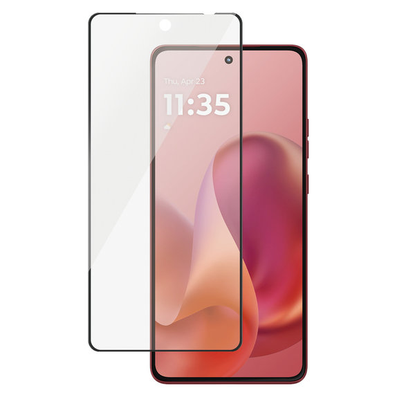 Σκληρυμένο γυαλί UWF για Motorola Moto G86 Power, Μαύρο, PanzerGlass