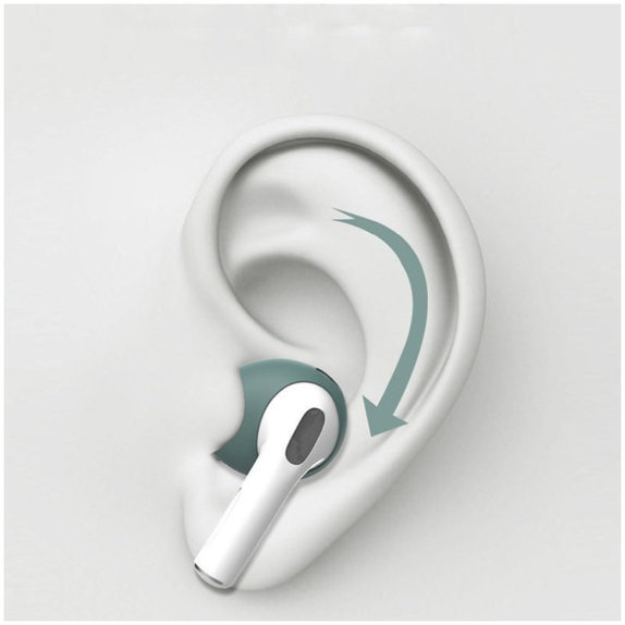Ανταλλακτικά Silicone Ear Tips για Apple AirPods 3, Μαύρο