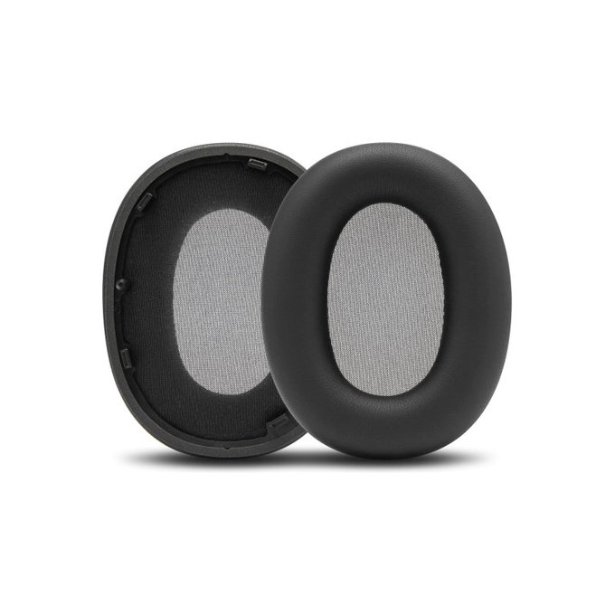 Ανταλλακτικά Earpads Ακουστικών για Sony WH-1000XM6, Αφρός Μνήμης + PU Δέρμα, Μαύρο, 1 Pair