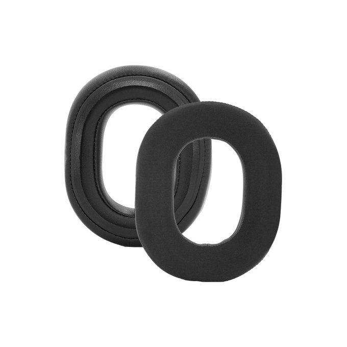 Ανταλλακτικά Earpads Ακουστικών για Razer Blackshark V3, V3X, Αφρός Μνήμης + Textile + PU Δέρμα, Μαύρο, Ψυκτικό Τζελ, 1 Pair