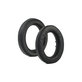 Ανταλλακτικά Earpads Ακουστικών για Sennheiser HD490 Pro, HD490 Pro Plus, Αφρός Μνήμης + PU Δέρμα, Μαύρο, 1 Pair