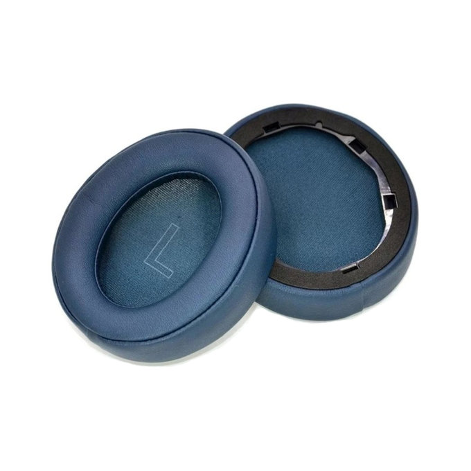 Ανταλλακτικά Earpads Ακουστικών για Anker Soundcore Life Q30, Q35, Αφρός Μνήμης + PU Δέρμα, Μπλε (stitched), 1 Pair