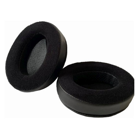 Ανταλλακτικά Earpads Ακουστικών για Audio Technica ATH-M50X, M50XBT, M40X, MSR7, Αφρός Μνήμης + PU Δέρμα + Suede, Μαύρο, 1 Pair