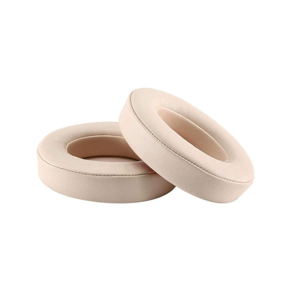 Ανταλλακτικά Earpads Ακουστικών για Beats Studio 2.0 a 3.0, Αφρός Μνήμης + PU Δέρμα, Μπεζ, 1 Pair
