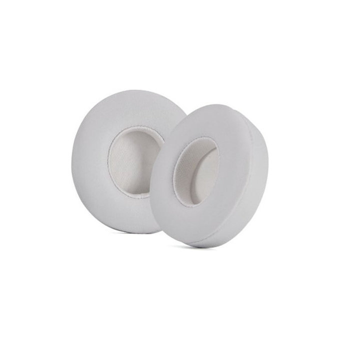 Ανταλλακτικά Earpads Ακουστικών για Beats Solo 4, Αφρός Μνήμης + PU Δέρμα, Λευκό, 1 Pair