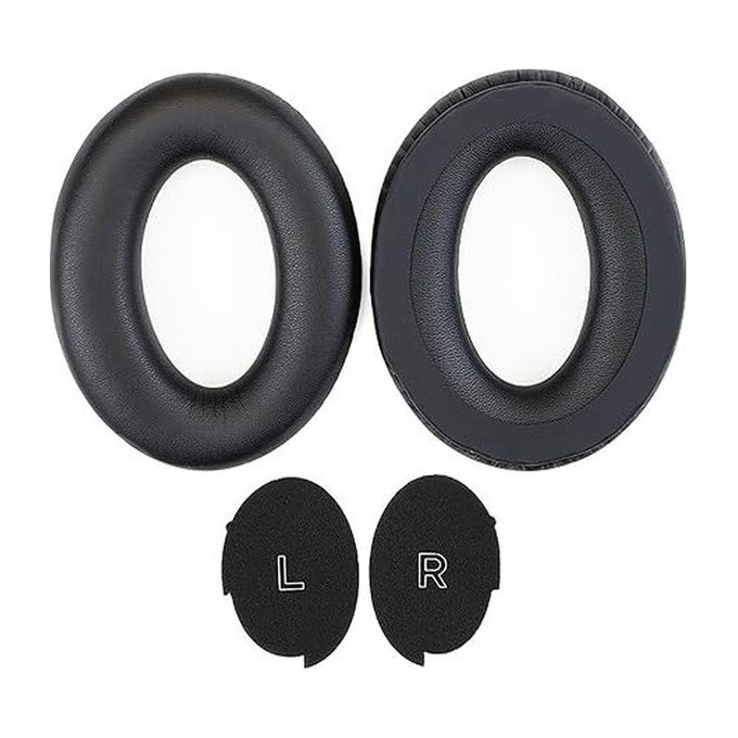 Ανταλλακτικά Earpads Ακουστικών για Bose Aviation 30, Αφρός Μνήμης + PU Δέρμα, Μαύρο, 1 Pair
