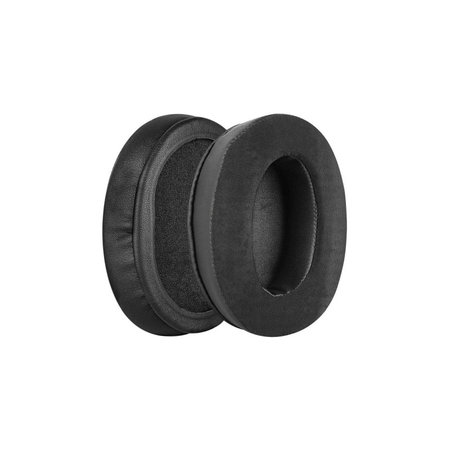 Ανταλλακτικά Earpads Ακουστικών για Kingston HyperX Cloud, Αφρός Μνήμης + Neoprene + PU Δέρμα, Μαύρο, 1 Pair
