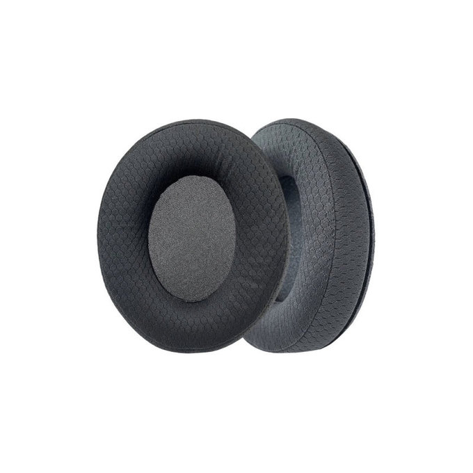 Ανταλλακτικά Earpads Ακουστικών για Kingston HyperX Stinger Core, Αφρός Μνήμης + Textile, Μαύρο, 1 Pair