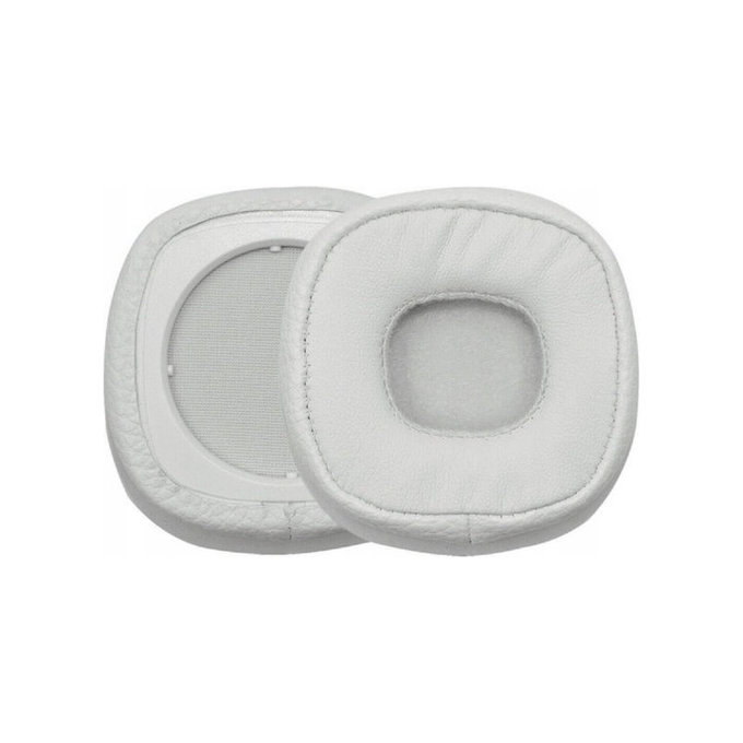 Ανταλλακτικά Earpads Ακουστικών για Marshall Major IV, Αφρός Μνήμης + PU Δέρμα, Λευκό, 1 Pair