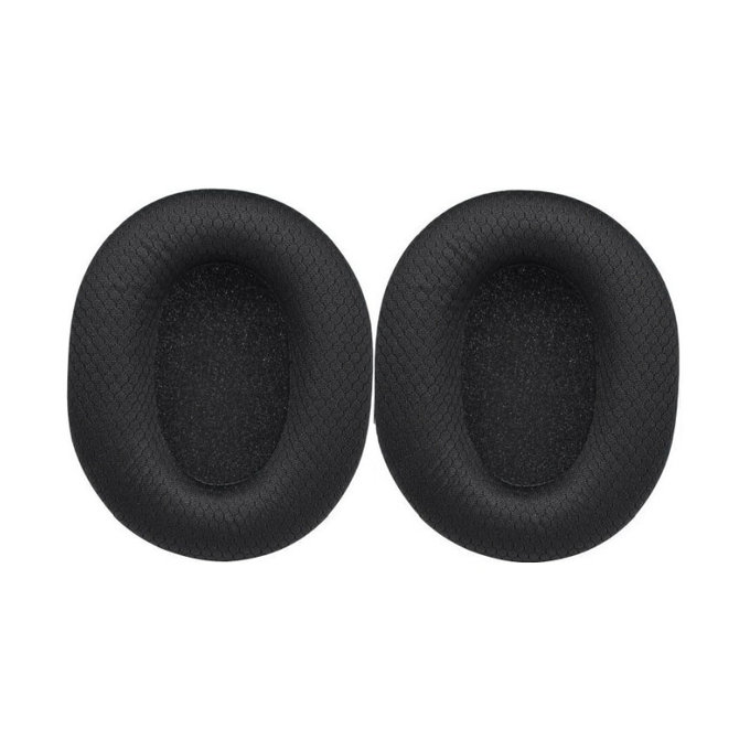 Ανταλλακτικά Earpads Ακουστικών για Razer Blackshark V2, V2X, V2 Pro, V2 SE, Αφρός Μνήμης + Textile, Μαύρο, 1 Pair