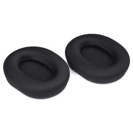 Ανταλλακτικά Earpads Ακουστικών για Razer Blackshark V2, V2X, V2 Pro, V2 SE, Αφρός Μνήμης + Textile, Μαύρο, 1 Pair