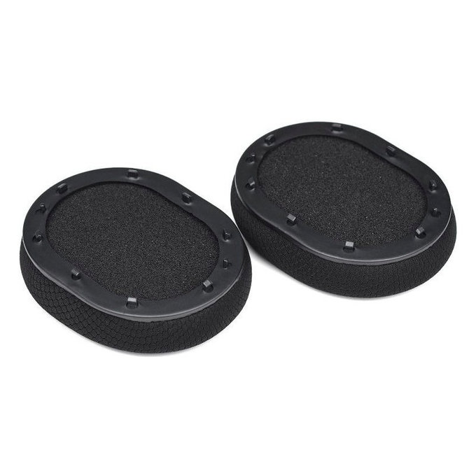 Ανταλλακτικά Earpads Ακουστικών για Razer Blackshark V2, V2X, V2 Pro, V2 SE, Αφρός Μνήμης + Textile, Μαύρο, 1 Pair