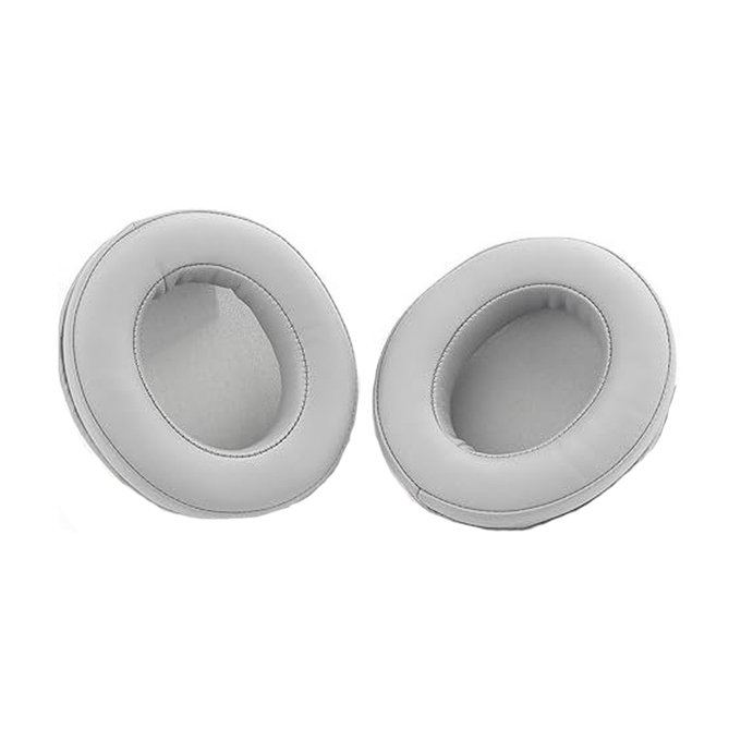 Ανταλλακτικά Earpads Ακουστικών για Razer Nari a Kraken, Αφρός Μνήμης + PU Δέρμα + Neoprene, Γκρι, 1 Pair
