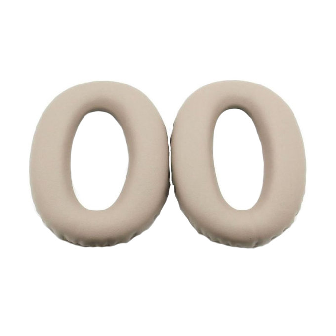 Ανταλλακτικά Earpads Ακουστικών για Sony WH-1000XM3, Αφρός Μνήμης + PU Δέρμα, Μπεζ, 1 Pair