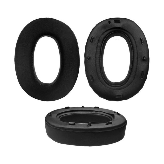 Ανταλλακτικά Earpads Ακουστικών για Sony WH-1000XM2, Αφρός Μνήμης + Neoprene, Μαύρο, Ψυκτικό Τζελ, 1 Pair