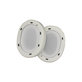 Ανταλλακτικά Earpads Ακουστικών για Sony WH-ULT900N, Αφρός Μνήμης + PU Δέρμα, Λευκό, 1 Pair