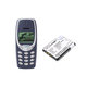 Μπαταρία για Nokia 3310, 3330, 1220, 1260, 3560, 5510, 6650, 6800, BLC-2, Li-ion, 3.7V, 1100mAh, HQ