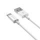Καλώδιο USB / USB-C Smart, 2.1A, 2m, λευκό, Devia