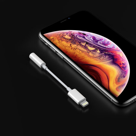 Αντάπτορας Smart 3,5mm Jack / Lightning, λευκός, Devia