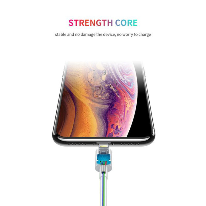 Καλώδιο Lightning / USB-C Smart, PD 20W, 1m, λευκό, Devia