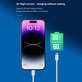 Καλώδιο Lightning / USB-C Smart, PD 27W, 2m, λευκό, Devia