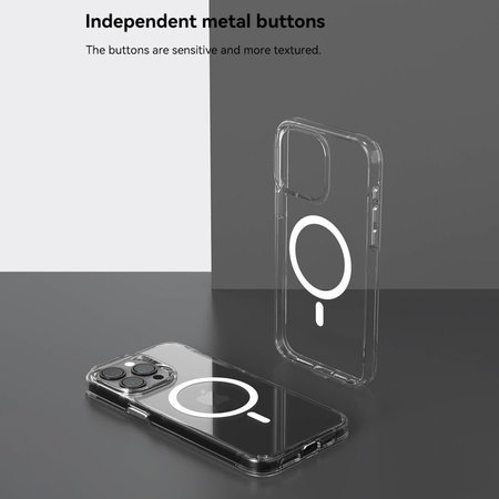Θήκη Elemental με MagSafe για iPhone 15, διάφανη, Devia