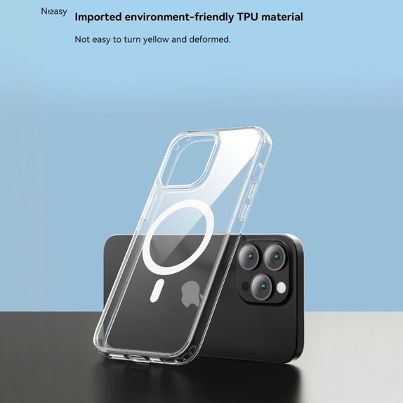 Θήκη Clear με MagSafe για iPhone 15 Pro, διάφανη, Devia
