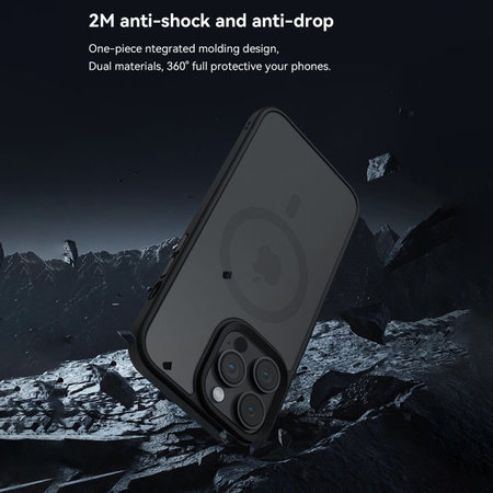 Θήκη Pino με MagSafe για iPhone 15, Μαύρη, Devia