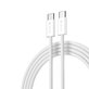 Καλώδιο USB-C / USB-C Smart, PD 60W, 1m, λευκό, Devia